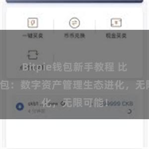 Bitpie钱包新手教程 比特派钱包：数字资产管理生态进化，无限可能！