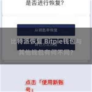 比特派恢复 Bitpie钱包与其他钱包有何不同？