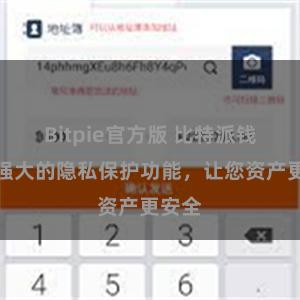 Bitpie官方版 比特派钱包：强大的隐私保护功能，让您资产更安全