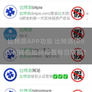 比特派APP功能 比特派(Bitpie)钱包如何设置每日限额？