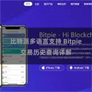比特派多语言支持 Bitpie交易历史查询详解