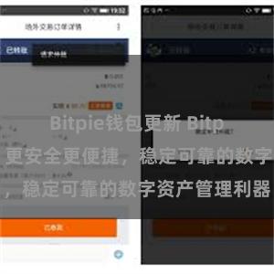 Bitpie钱包更新 Bitpie APP更新：更安全更便捷，稳定可靠的数字资产管理利器