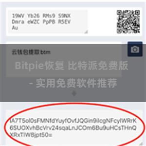 Bitpie恢复 比特派免费版 - 实用免费软件推荐