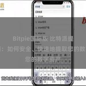Bitpie国际版 比特派提现指南：如何安全、快速地提取您的数字资产