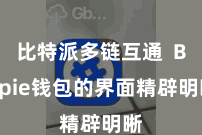 比特派多链互通  Bitpie钱包的界面精辟明晰