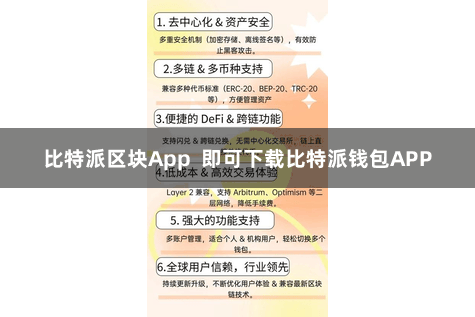 比特派区块App  即可下载比特派钱包APP
